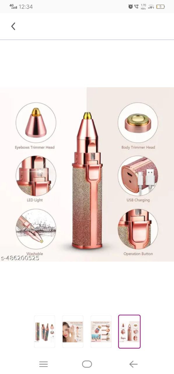 Classic face epilliators