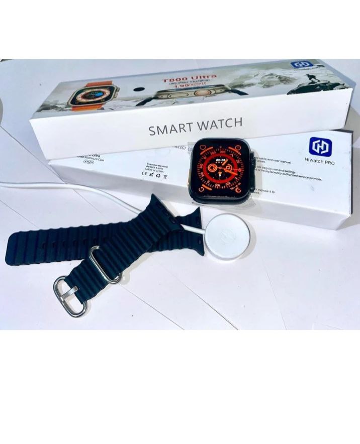 T800 ultra smart watch & wireless charging smart watch ( free size)